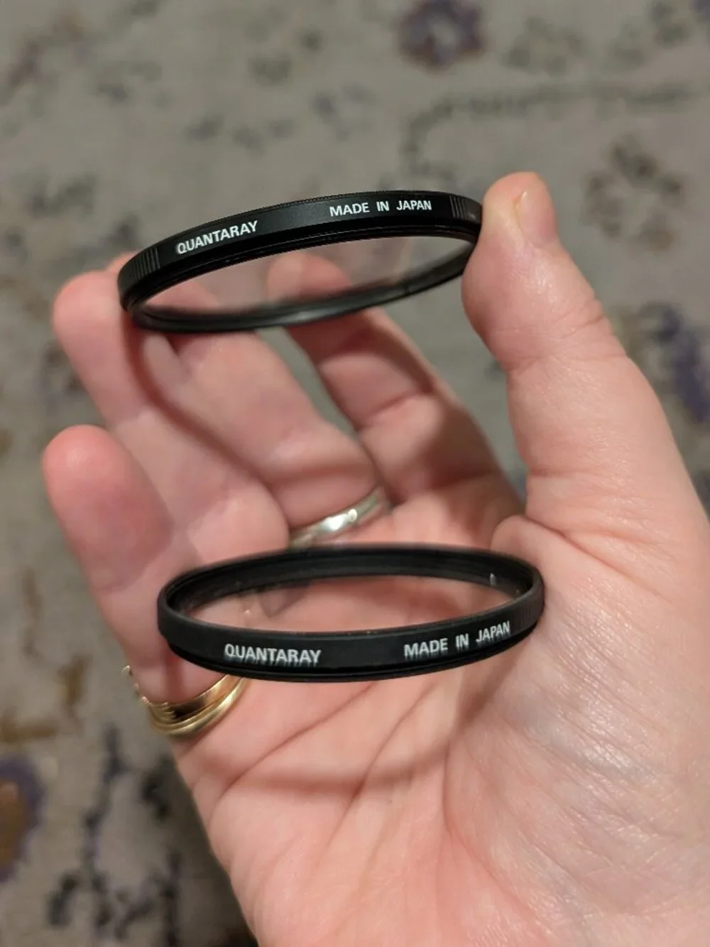 Quantaray Nikon DSLR Lens Filters — 58mm & 52mm NEVER USED